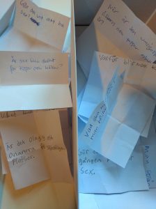 På högstadiet i årskurs 7 har vi framförallt fokus på normer, attityder och gränser